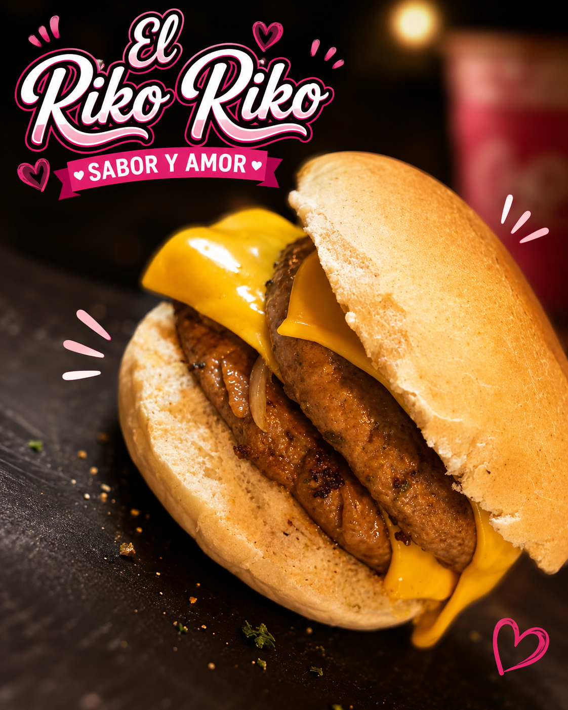 Hamburguesa Riko con palta Riko Riko